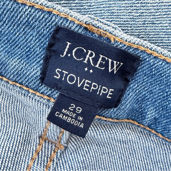 J Crew Stovepipe Straight Jean in Signature Stretch+  Size 29 - Picture 10 of 13